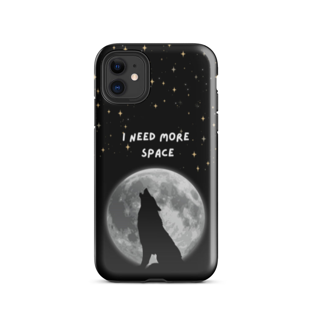 Need More Space Tough Phone Case for iPhone® 11 front 