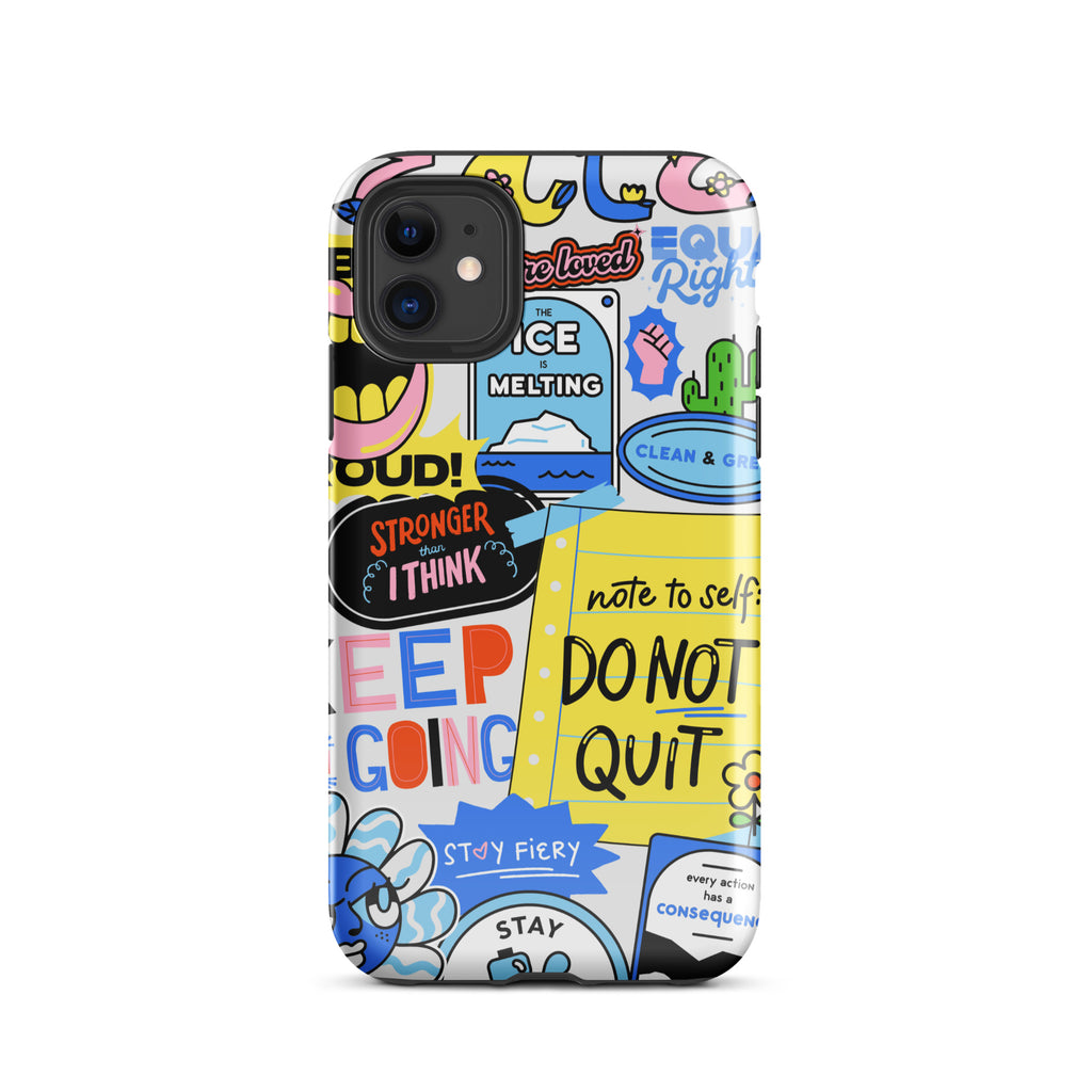 Don't Quit Tough Phone Case for iPhone® 11 front