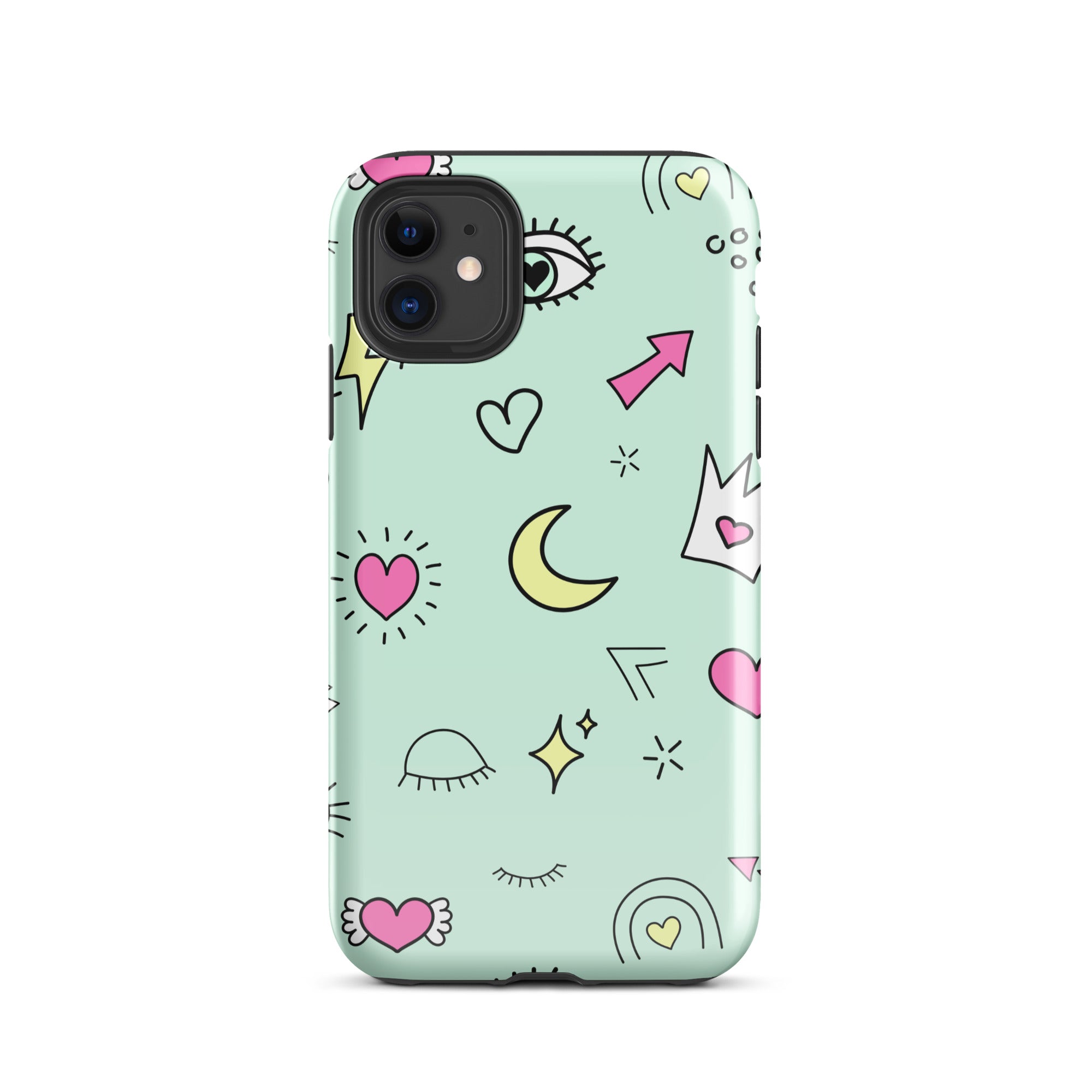 Moon Heart Tough Phone Case for iPhone® 11 front