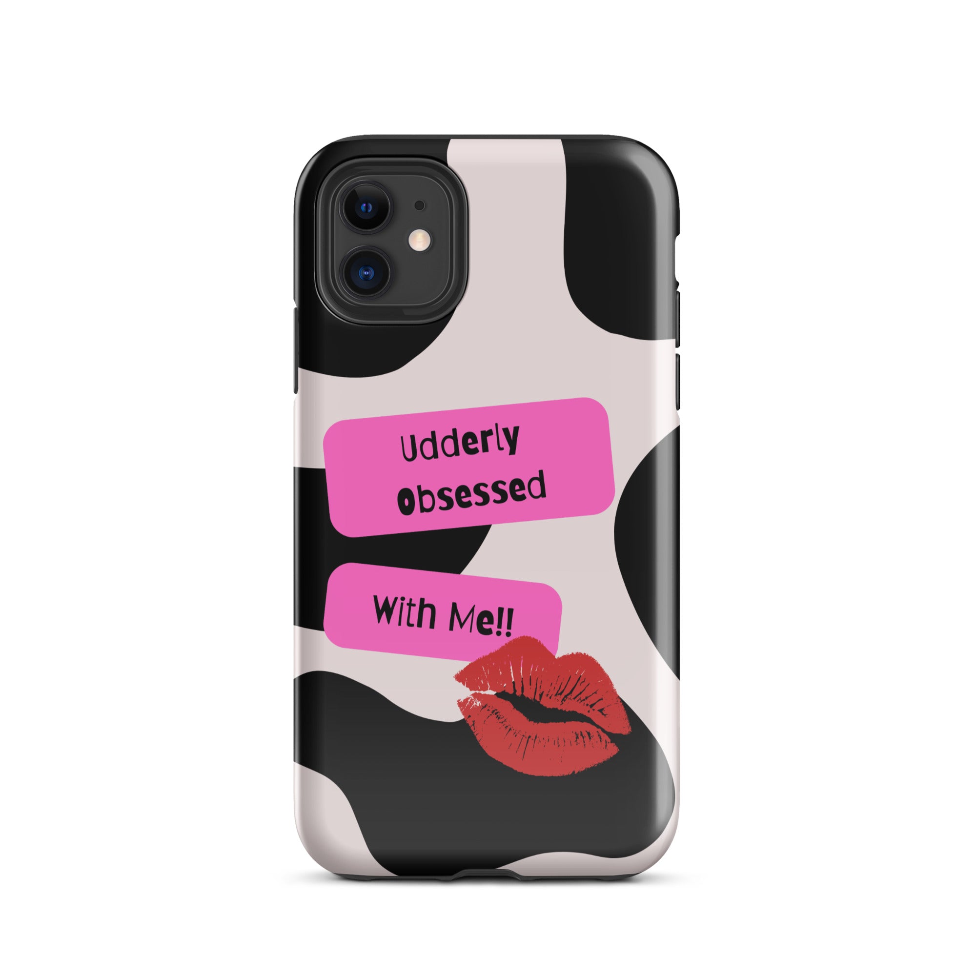 Udderly Obsessed Tough Phone Case for iPhone® 11 front 