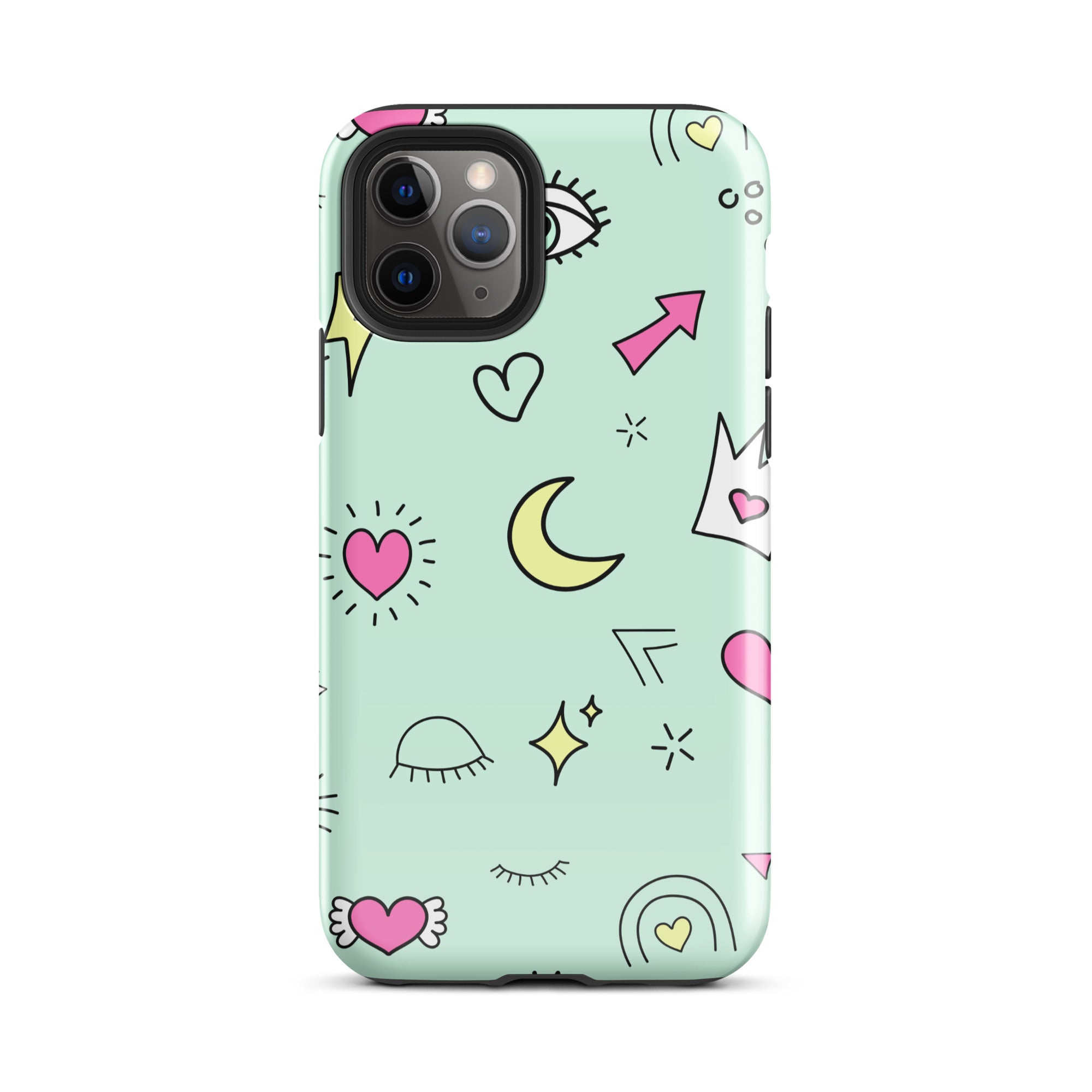 Moon Heart Tough Phone Case for iPhone® 11 Pro front