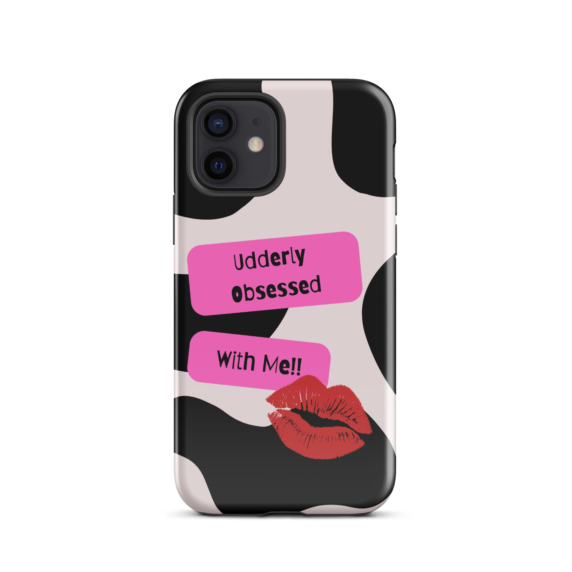 Udderly Obsessed Tough Phone Case for iPhone® 12 front 