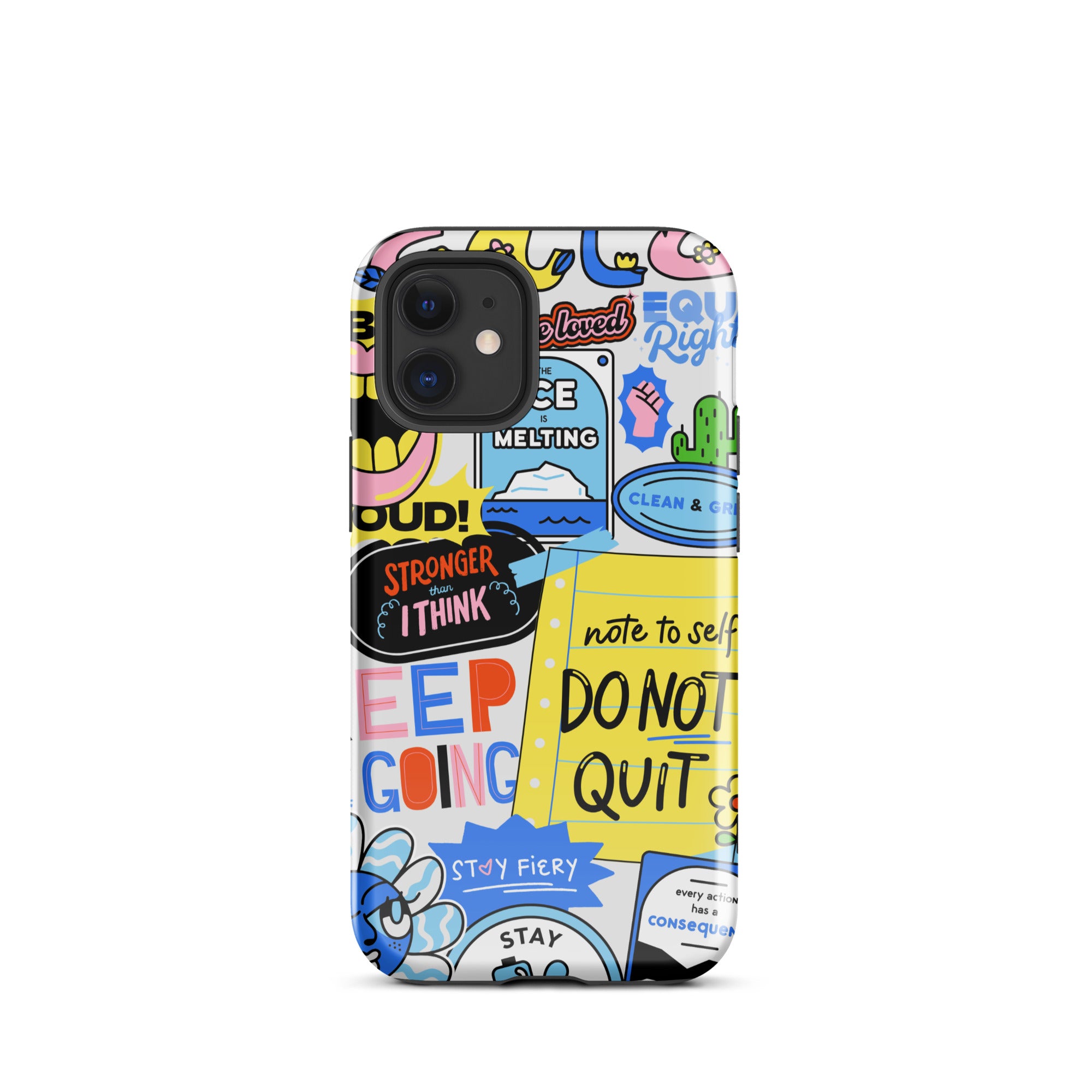 Don't Quit Tough Phone Case for iPhone® 12 Mini front