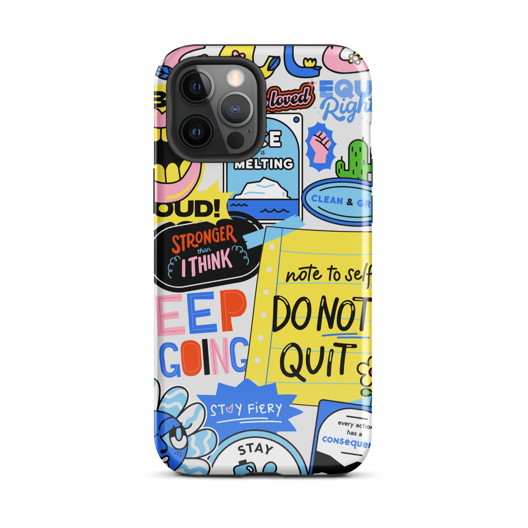 Don't Quit Tough Phone Case for iPhone® 12 Pro Max front