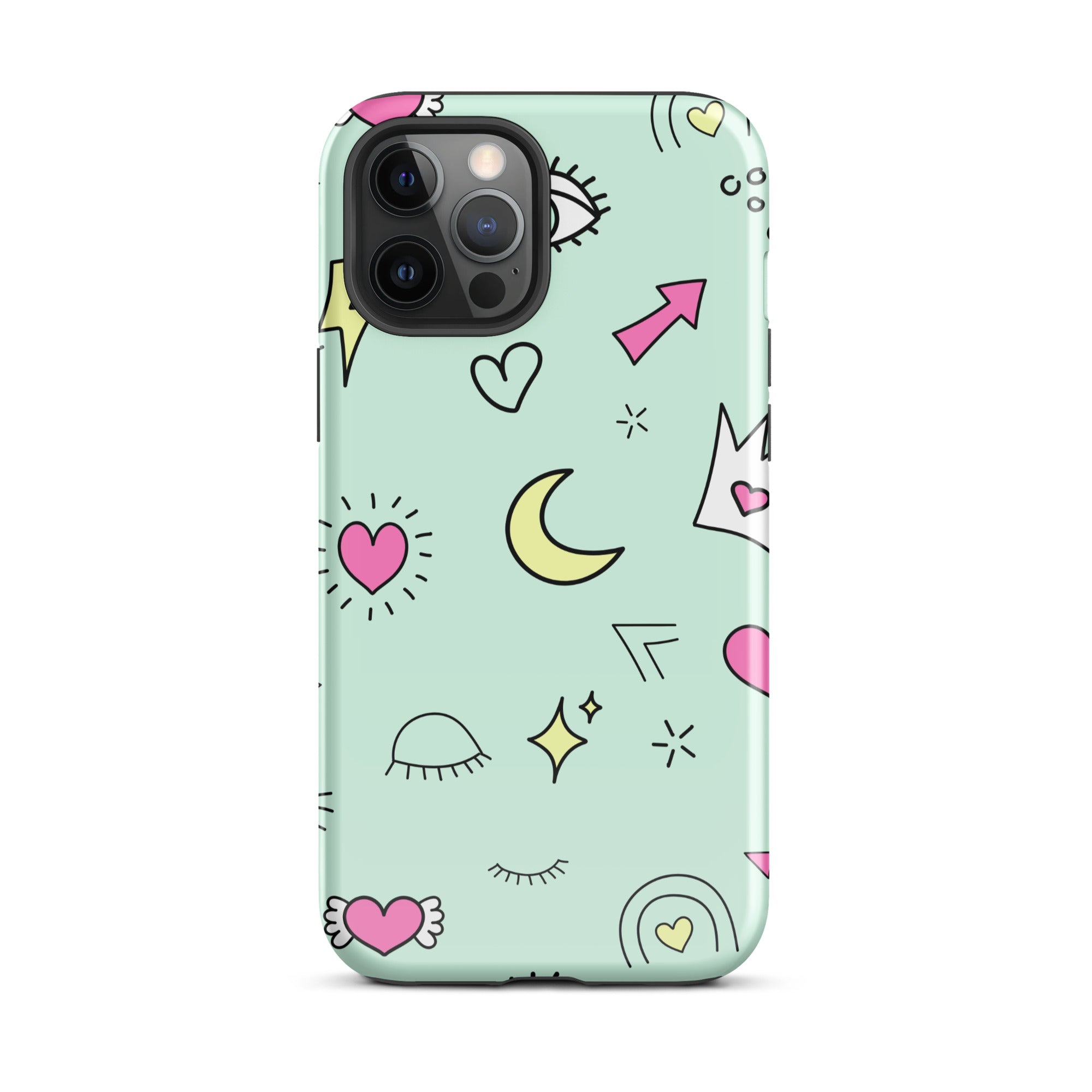 Moon Heart Tough Phone Case for iPhone® 12 Pro Max front