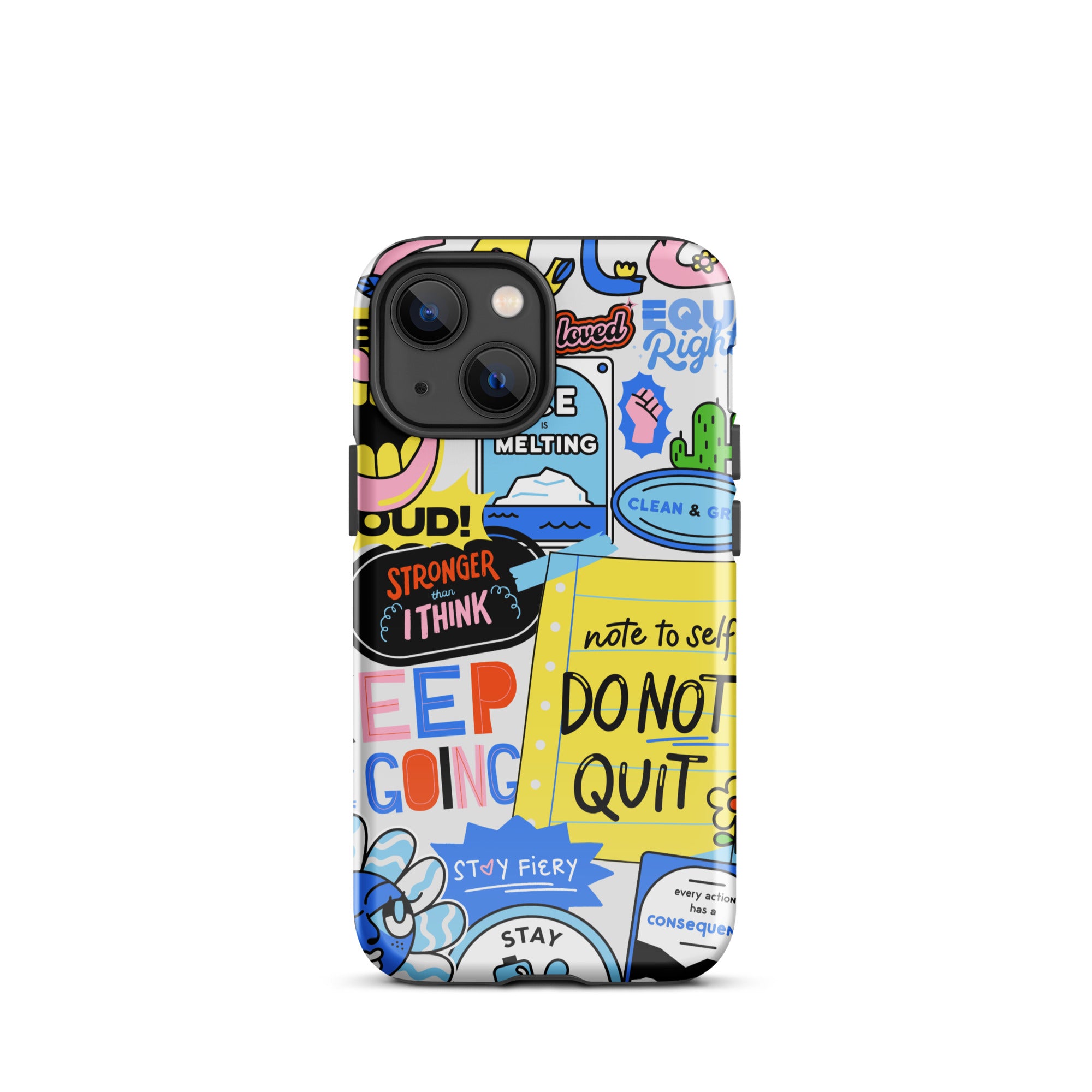 Don't Quit Tough Phone Case for iPhone® 13 Mini front