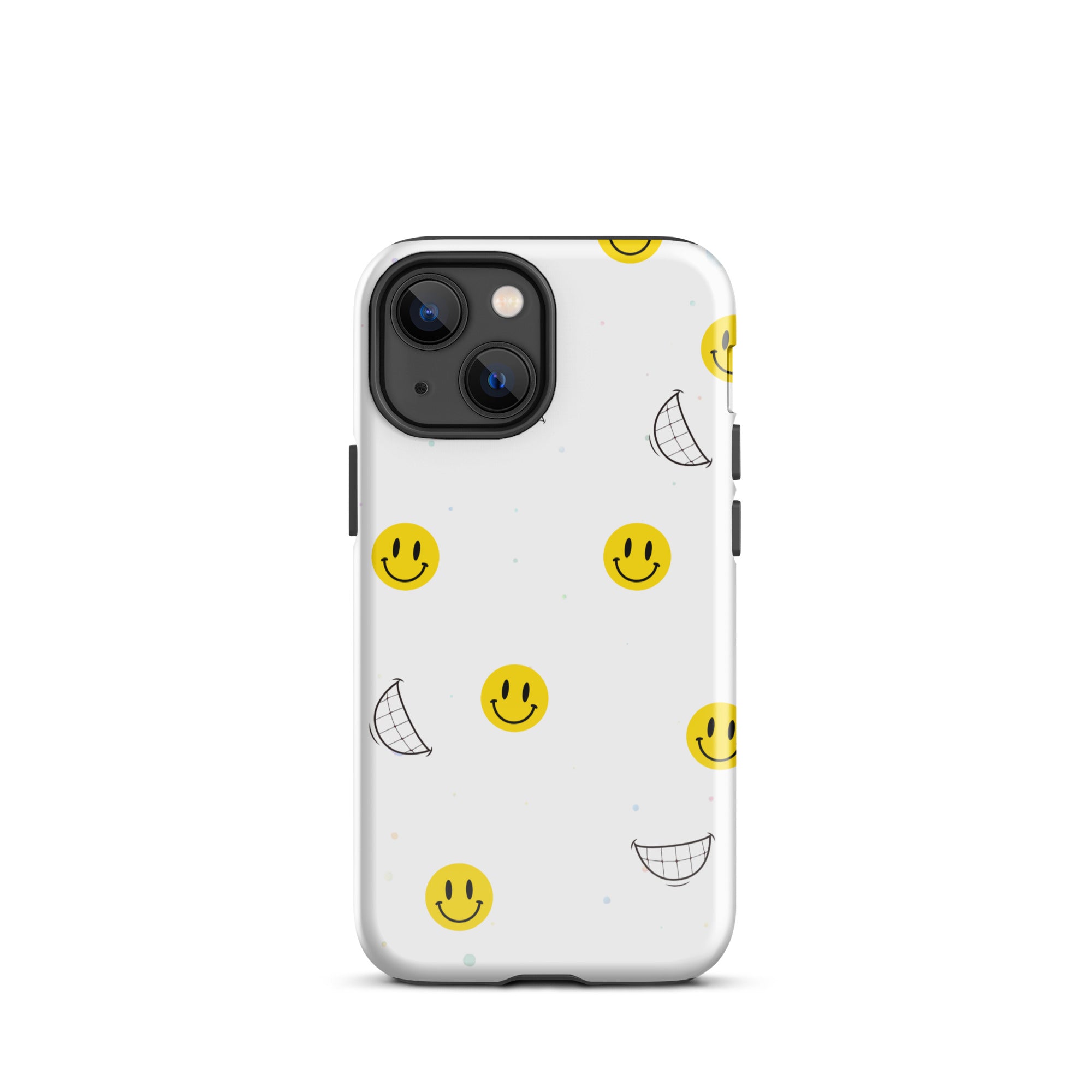 Happy Face Tough Phone Case for iPhone® 13 Mini front