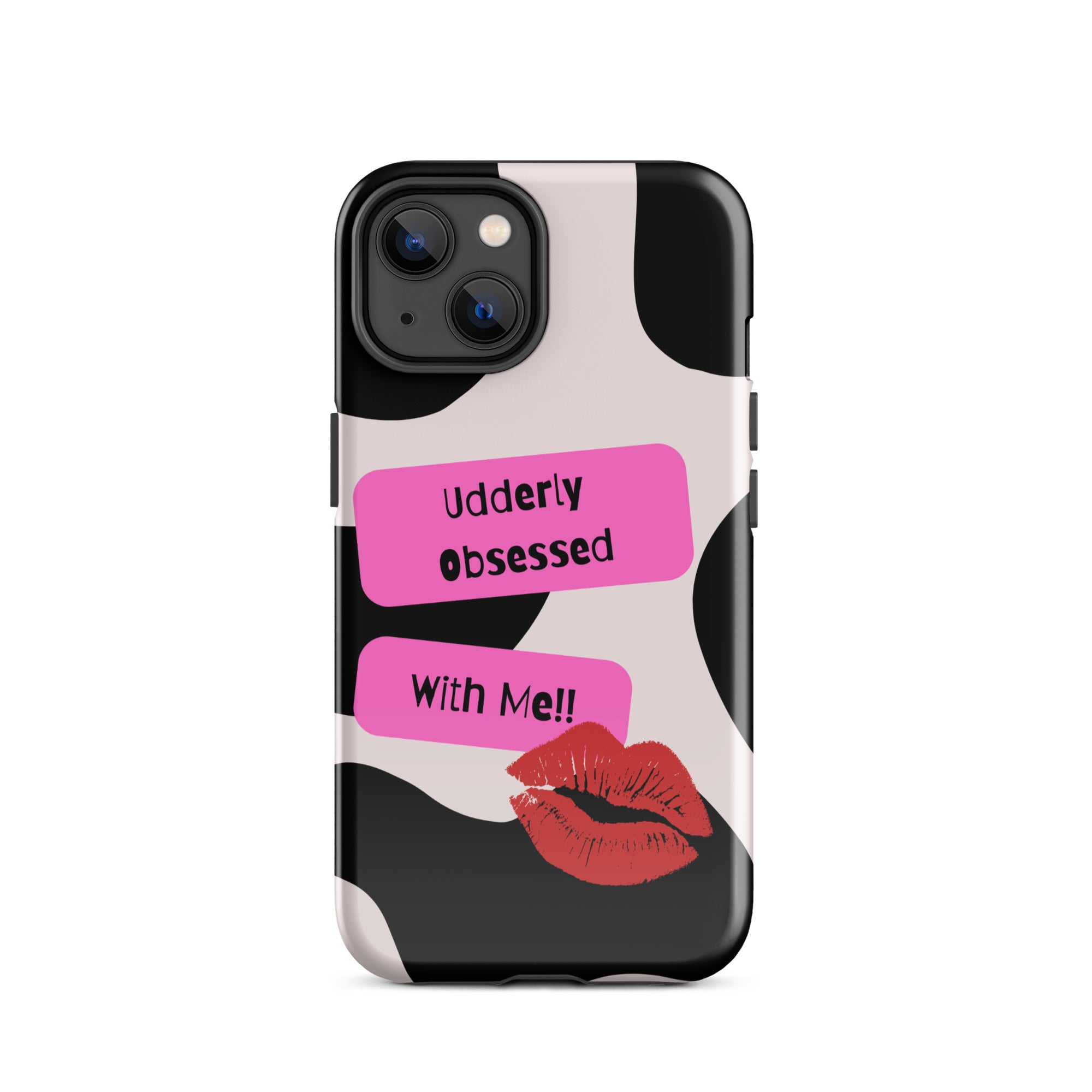 Udderly Obsessed Tough Phone Case for iPhone® 14 front