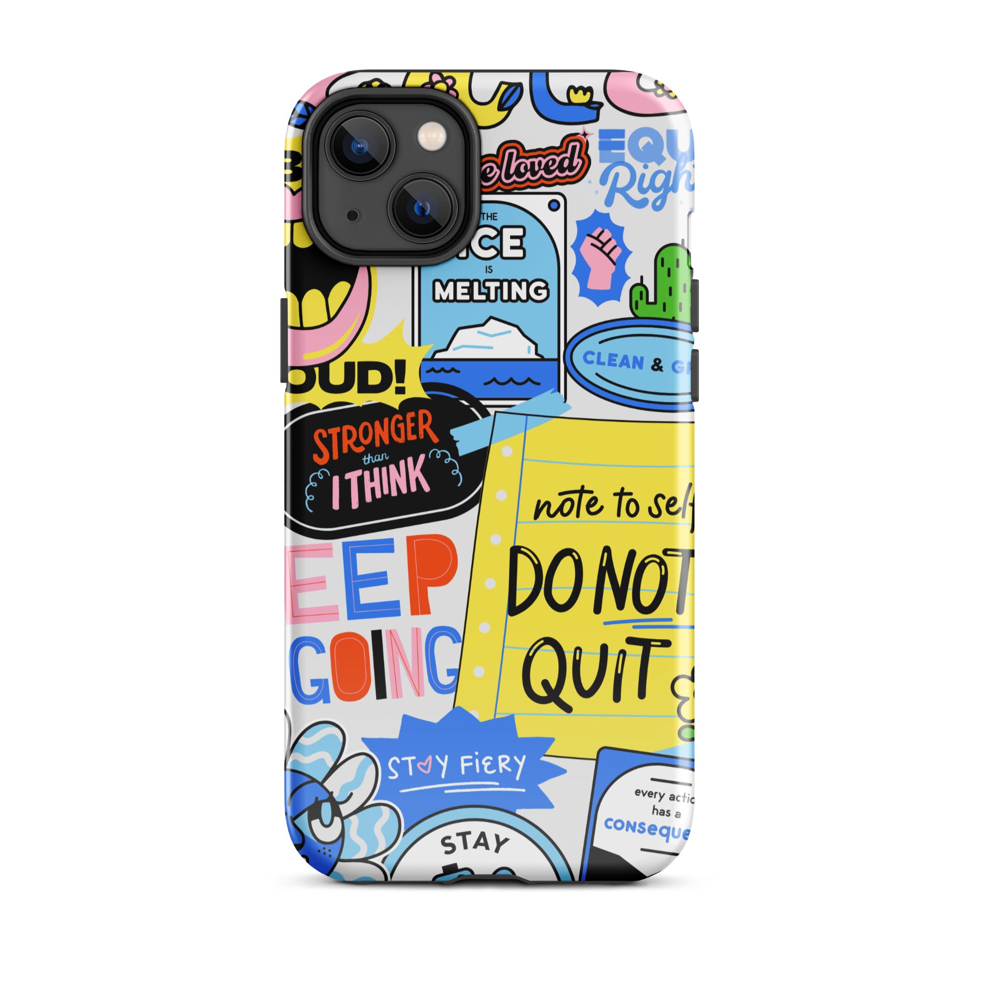 Don't Quit Tough Phone Case for iPhone® 14 Plus front
