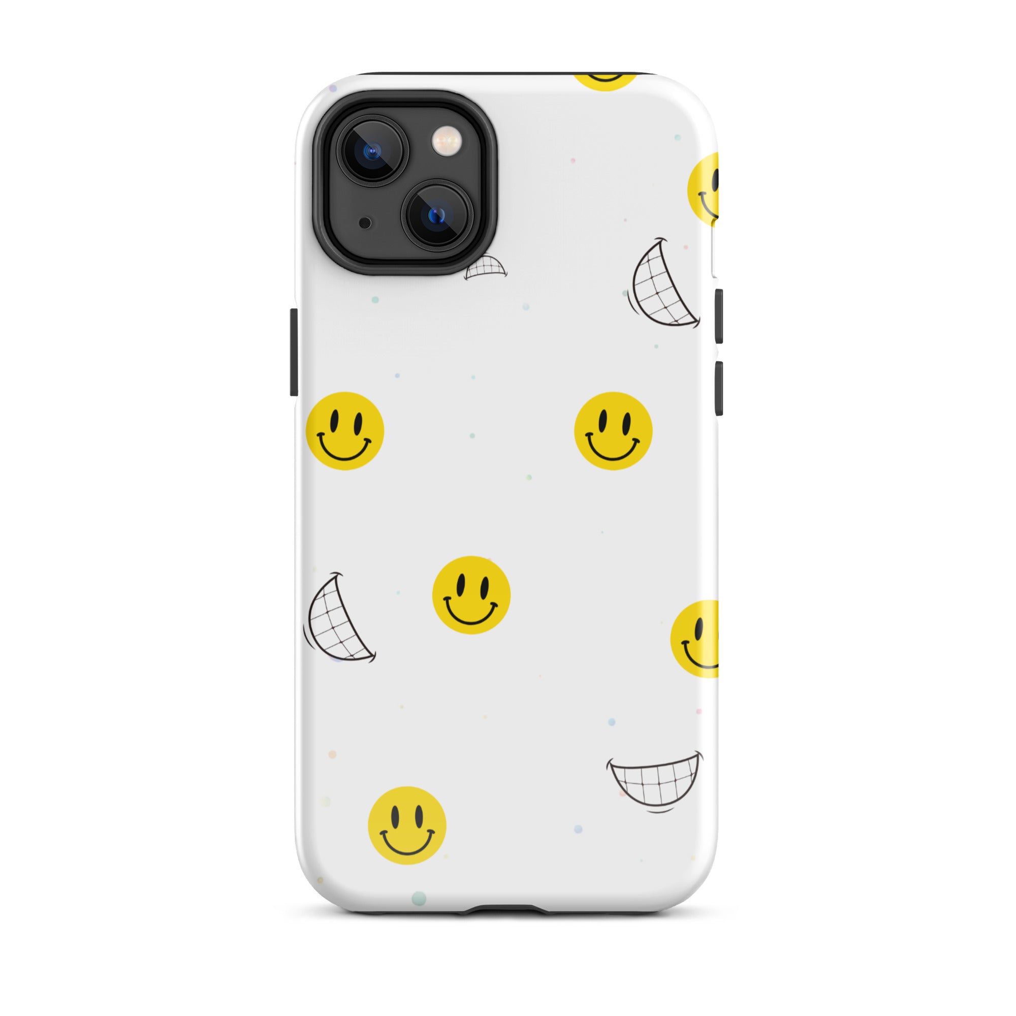Happy Face Tough Phone Case for iPhone® 14 Plus front