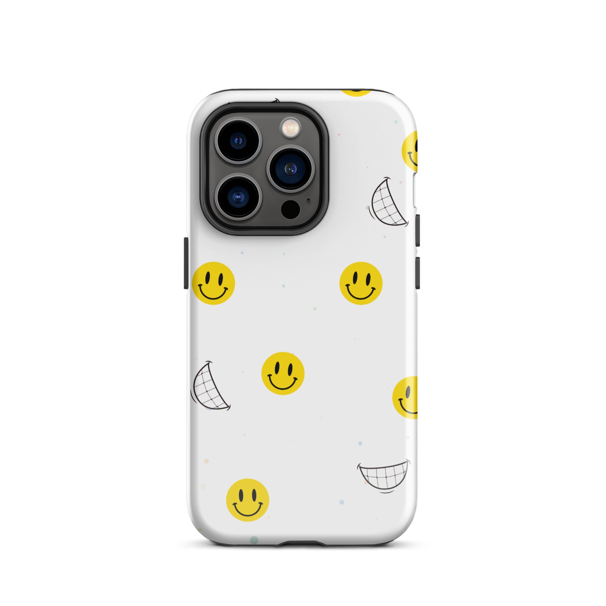 Happy Face Tough Phone Case for iPhone® 14 Pro front