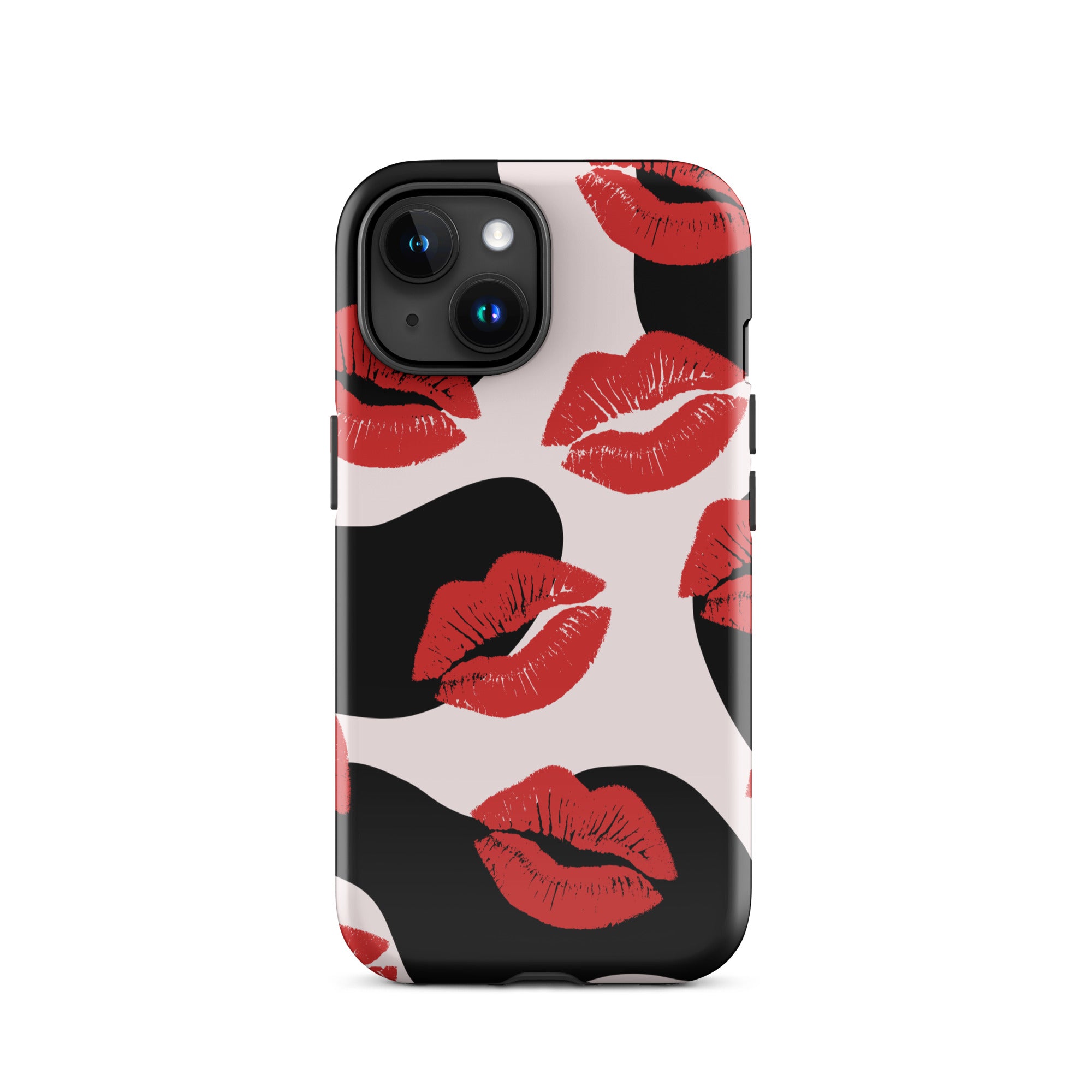 Kiss Me Tough Phone Case for iPhone® 15 front 