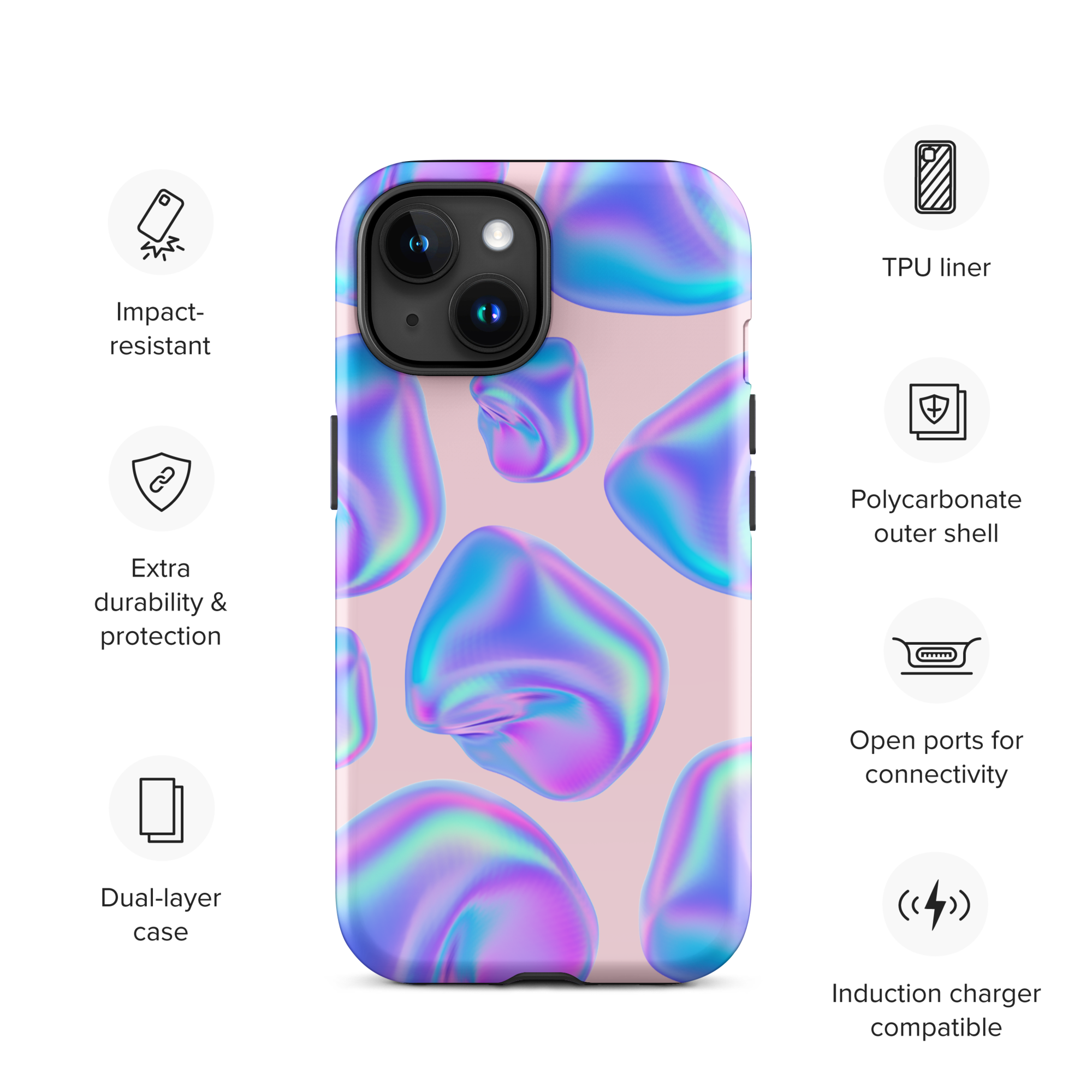 Ethereal Rocks Tough Case for iPhone®