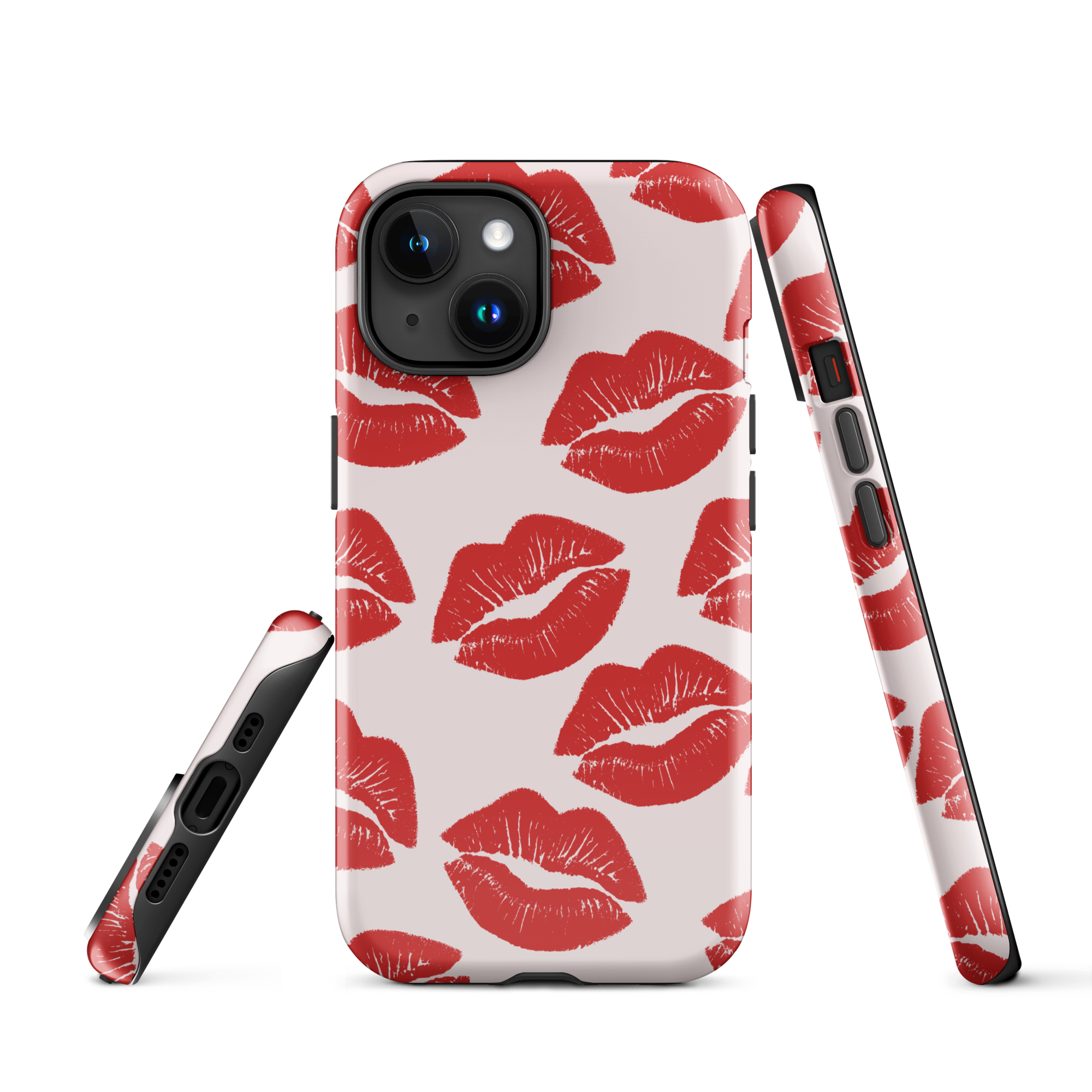Kissable Lips Tough Phone Case for iPhone® 15 front