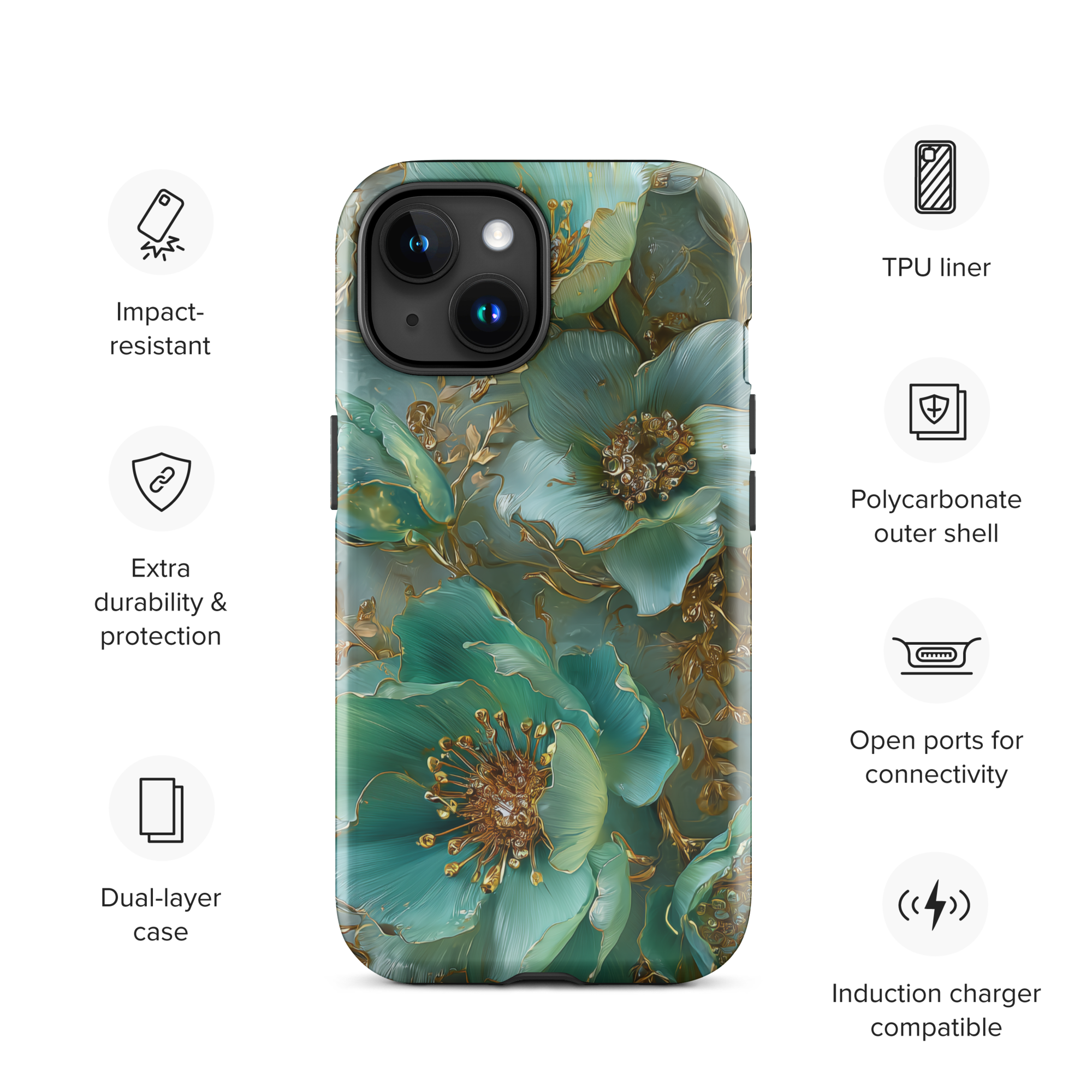 Luxe Botanica Tough Case for iPhone®