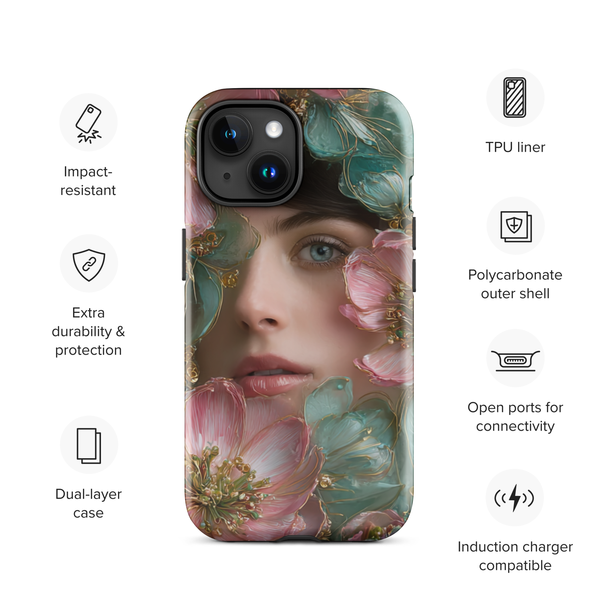 Aurora Bloom - Tough Case for iPhone®