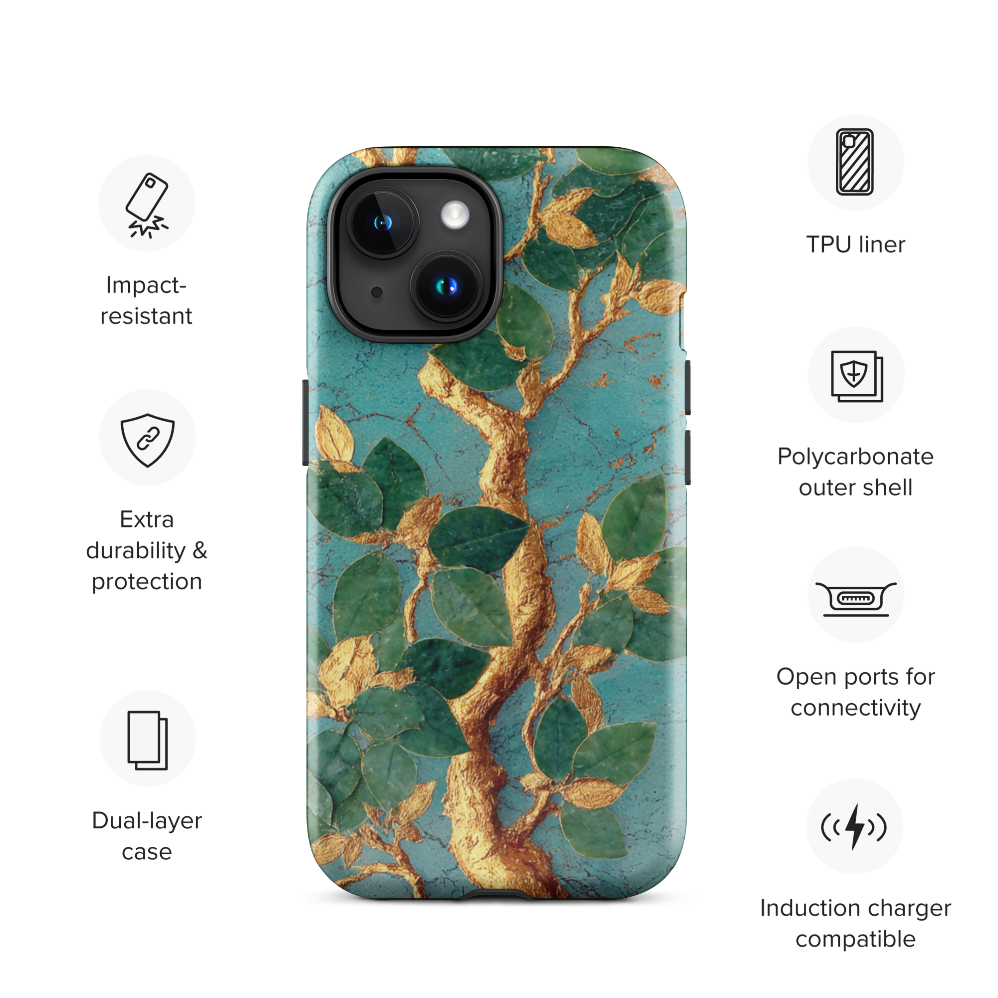 Gilded Branch Tough Case for iPhone®