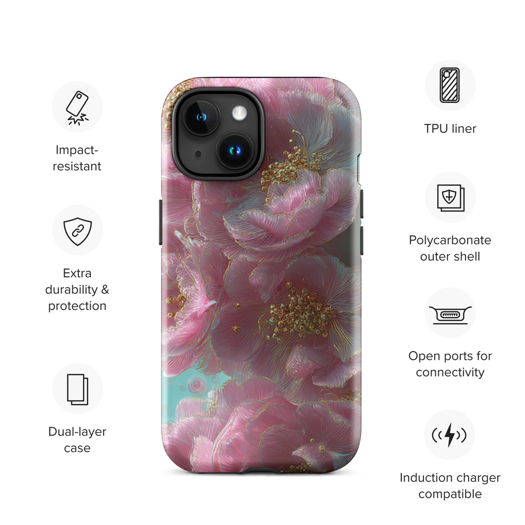 Gilded Blush Tough Case for iPhone®