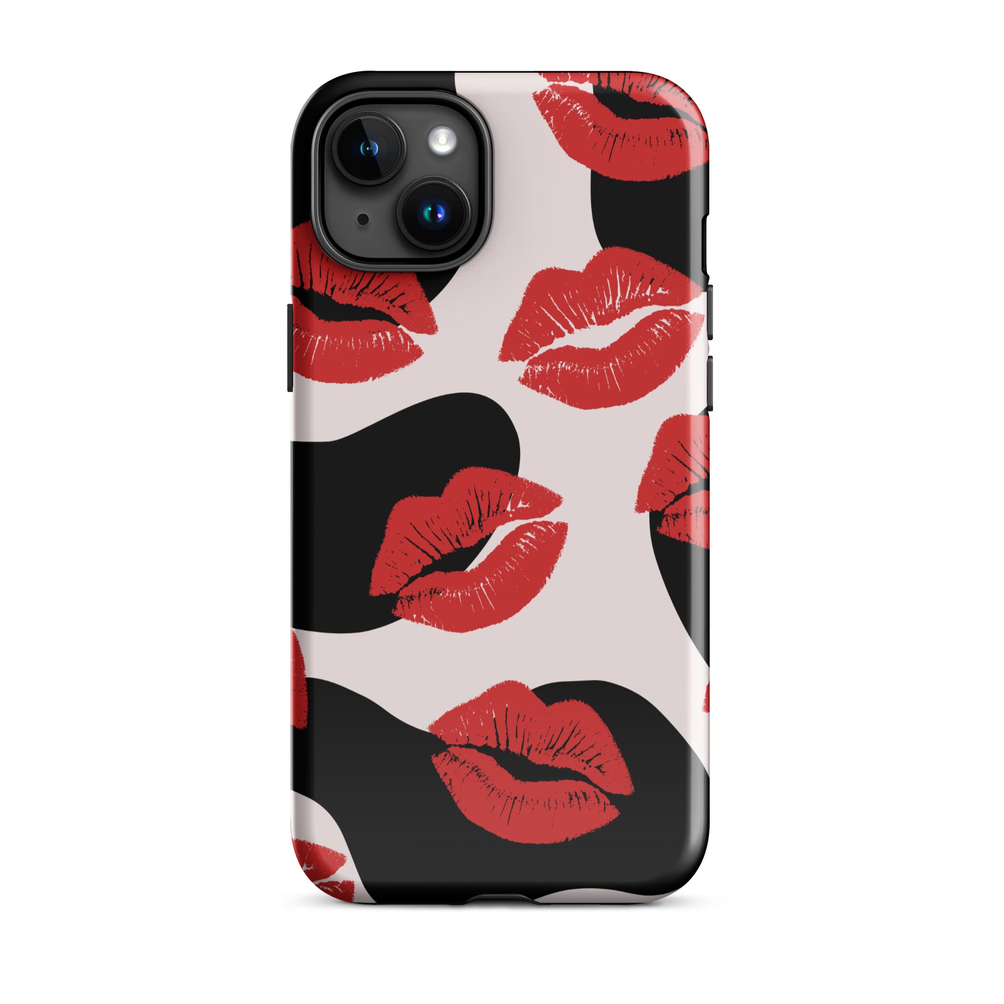 Kiss Me Tough Phone Case for iPhone® 15 Plus front