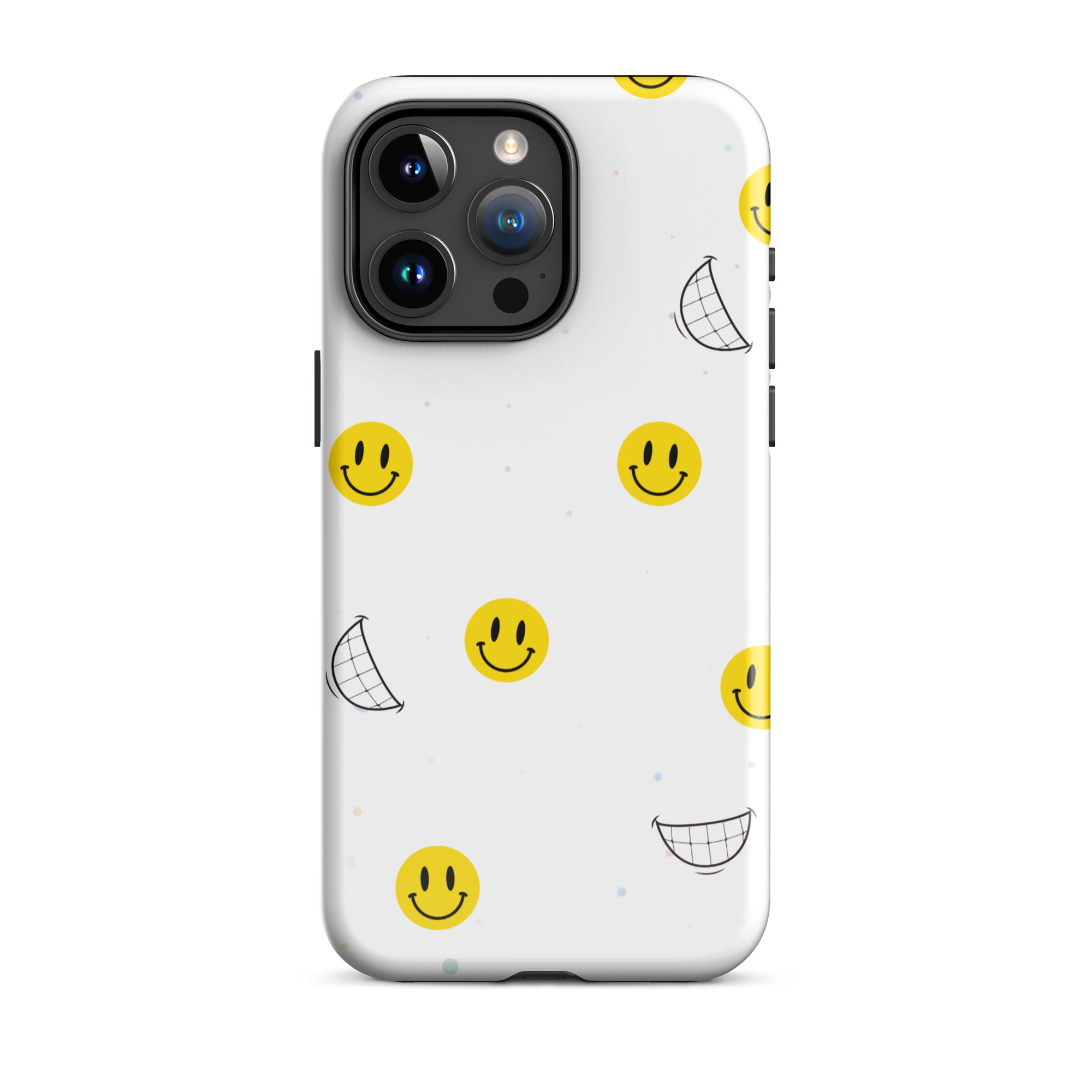 Happy Face Tough Phone Case for iPhone® 15 Pro Max front