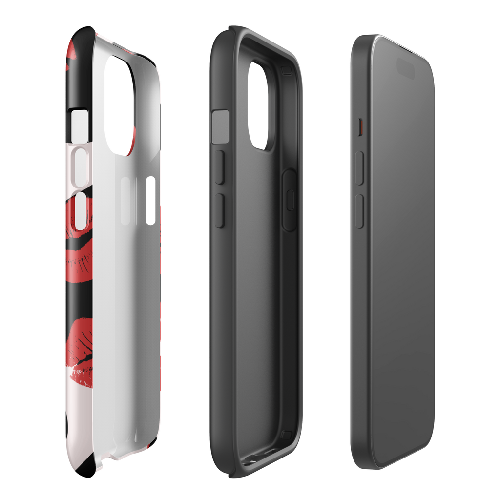 Kiss Me Tough Phone Case for iPhone® 15 right