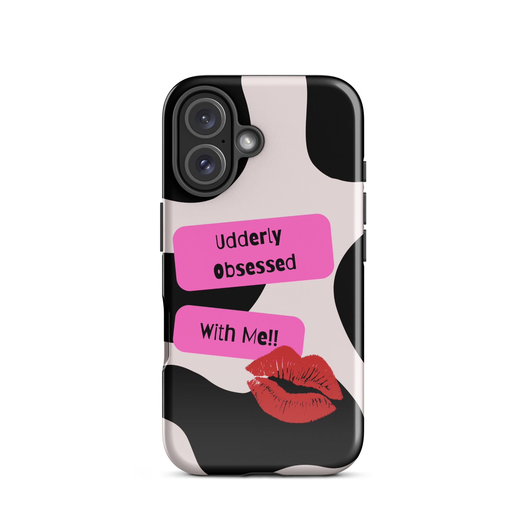 Udderly Obsessed Tough Phone Case for iPhone® 16 front