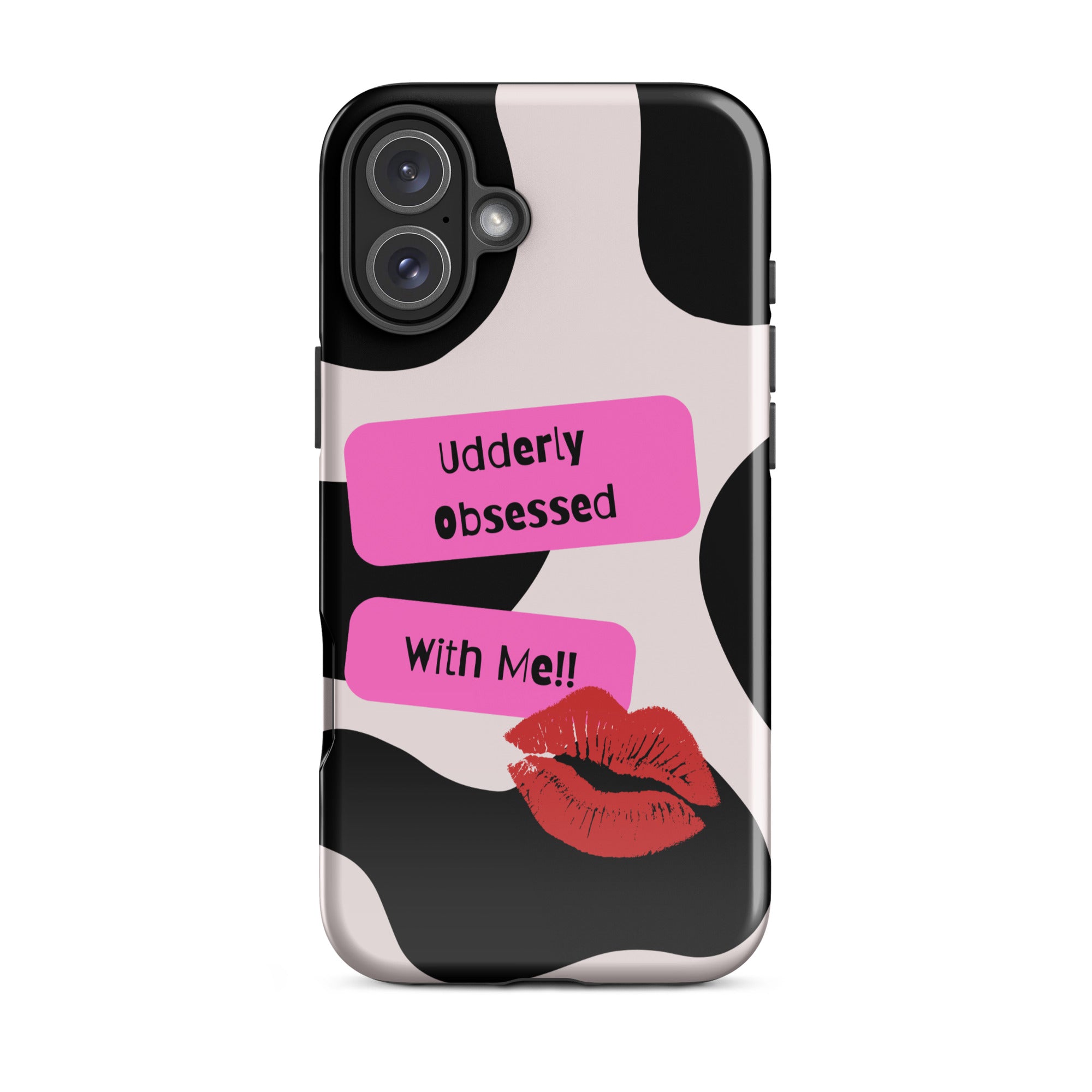 Udderly Obsessed Tough Phone Case for iPhone® 16 Plus front