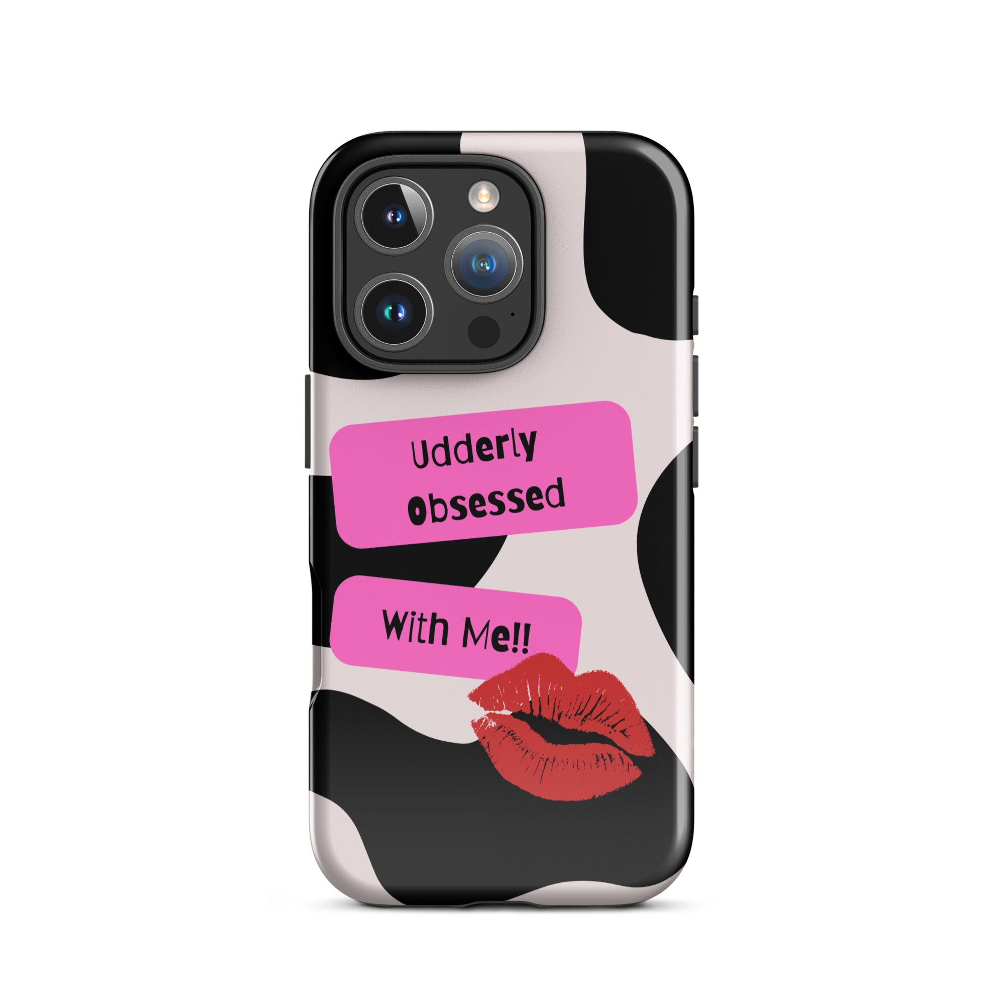 Udderly Obsessed Tough Phone Case for iPhone® 16 Pro front