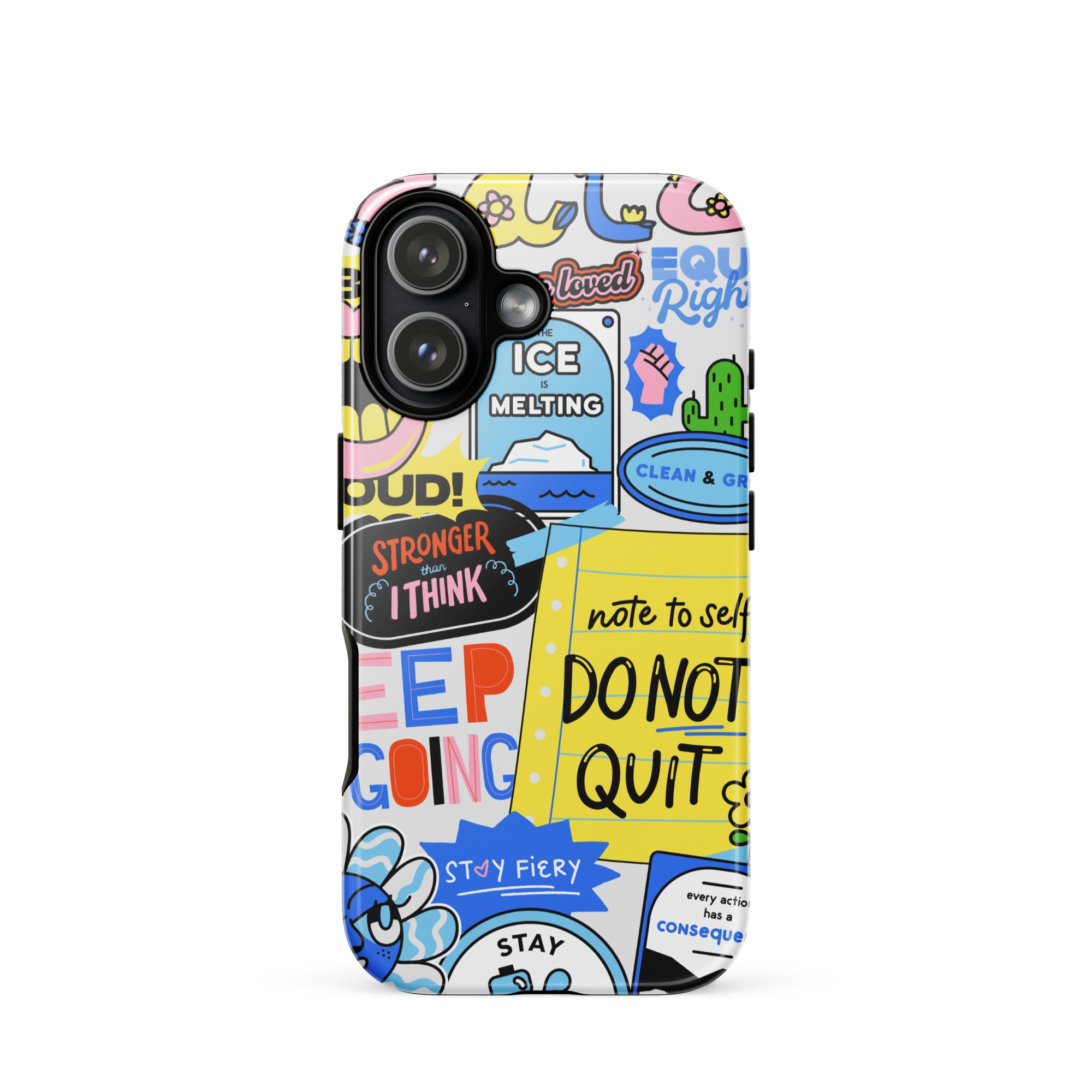 Don't Quit Tough Phone Case for iPhone® 17 front