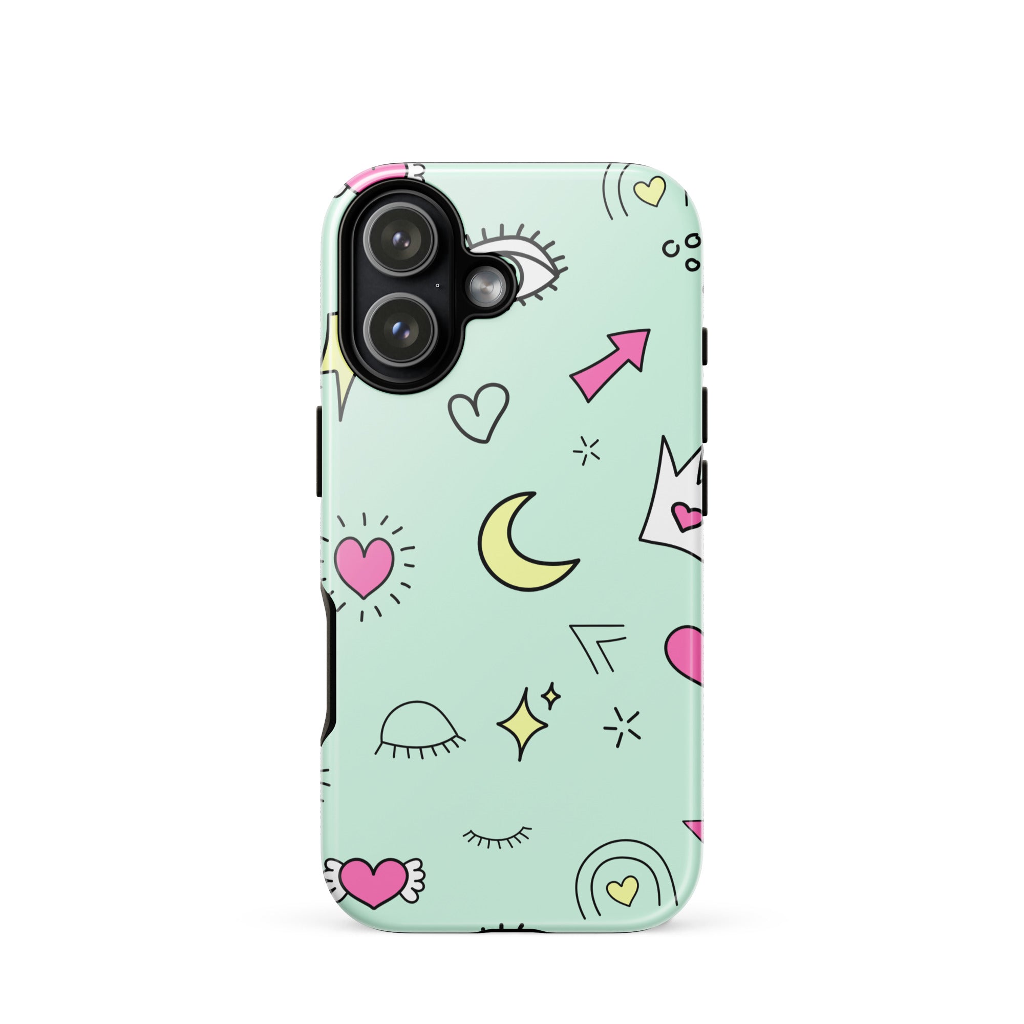 Moon Heart Tough Phone Case for iPhone® 17 front