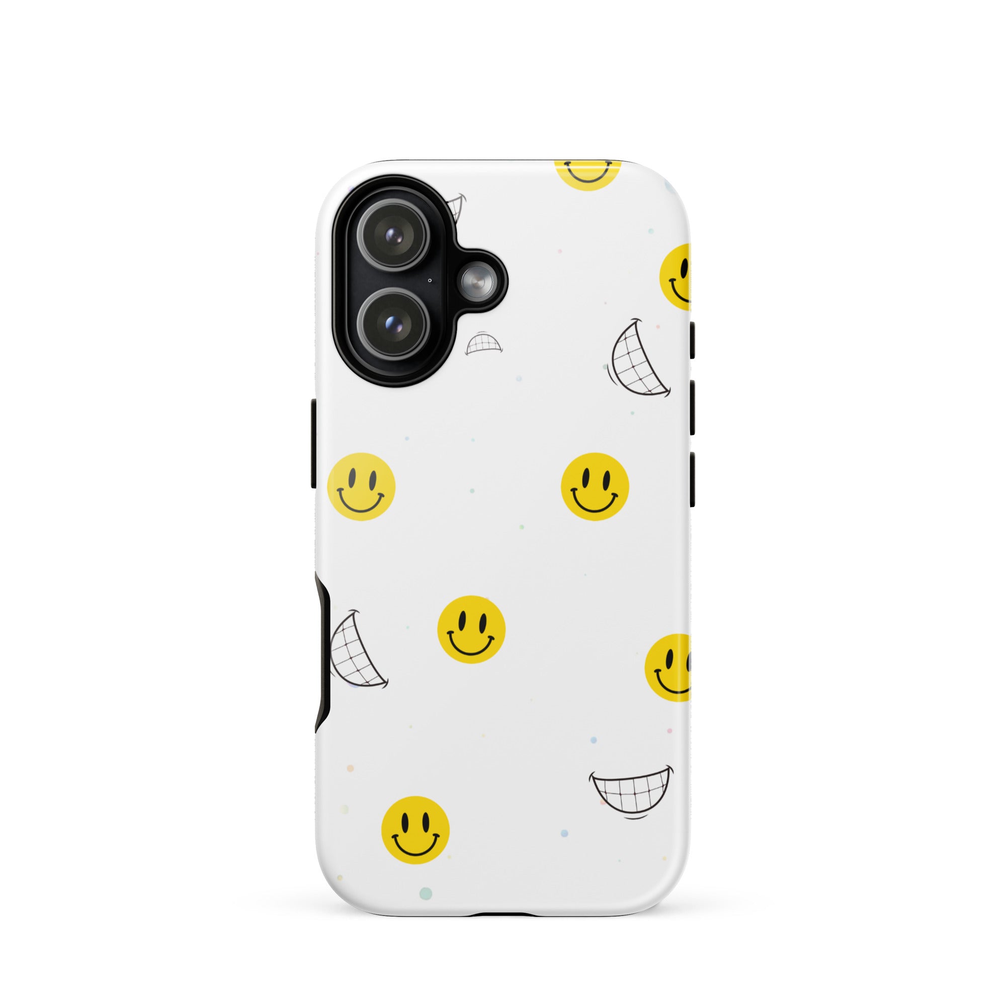 Happy Face Tough Phone Case for iPhone® 17 front 
