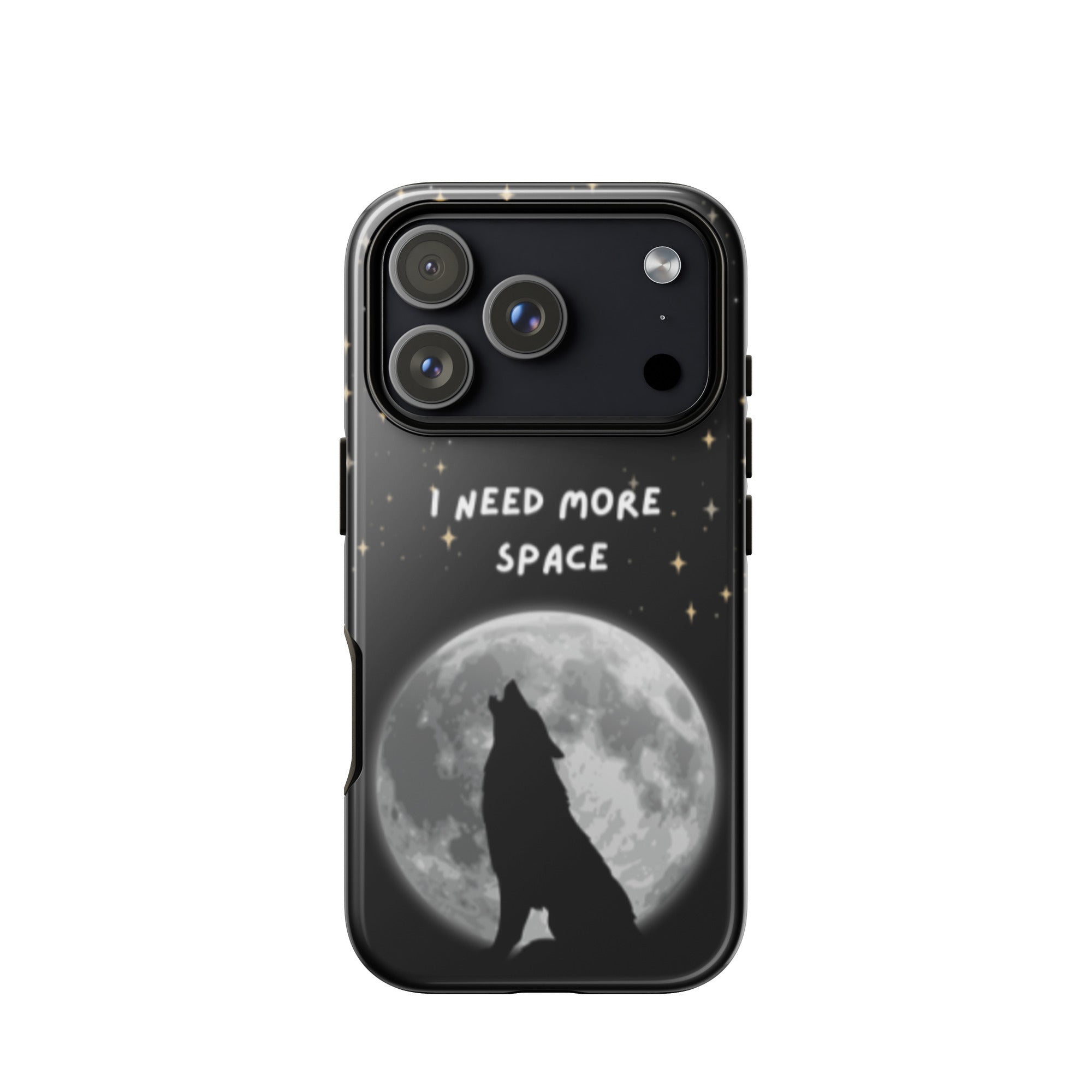 Need More Space Tough Phone Case for iPhone® 17 Pro front