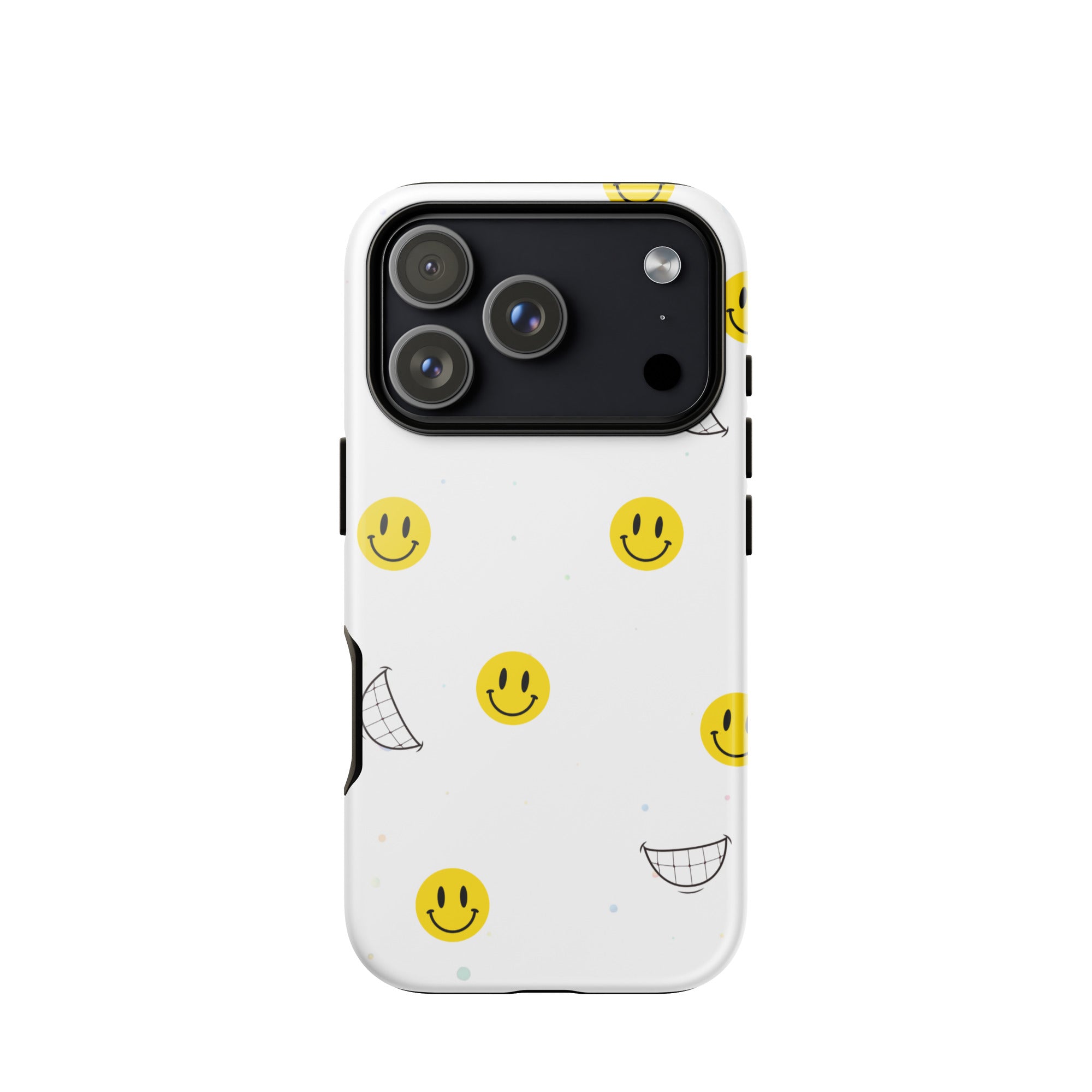 Happy Face Tough Phone Case for iPhone® 17 Pro front