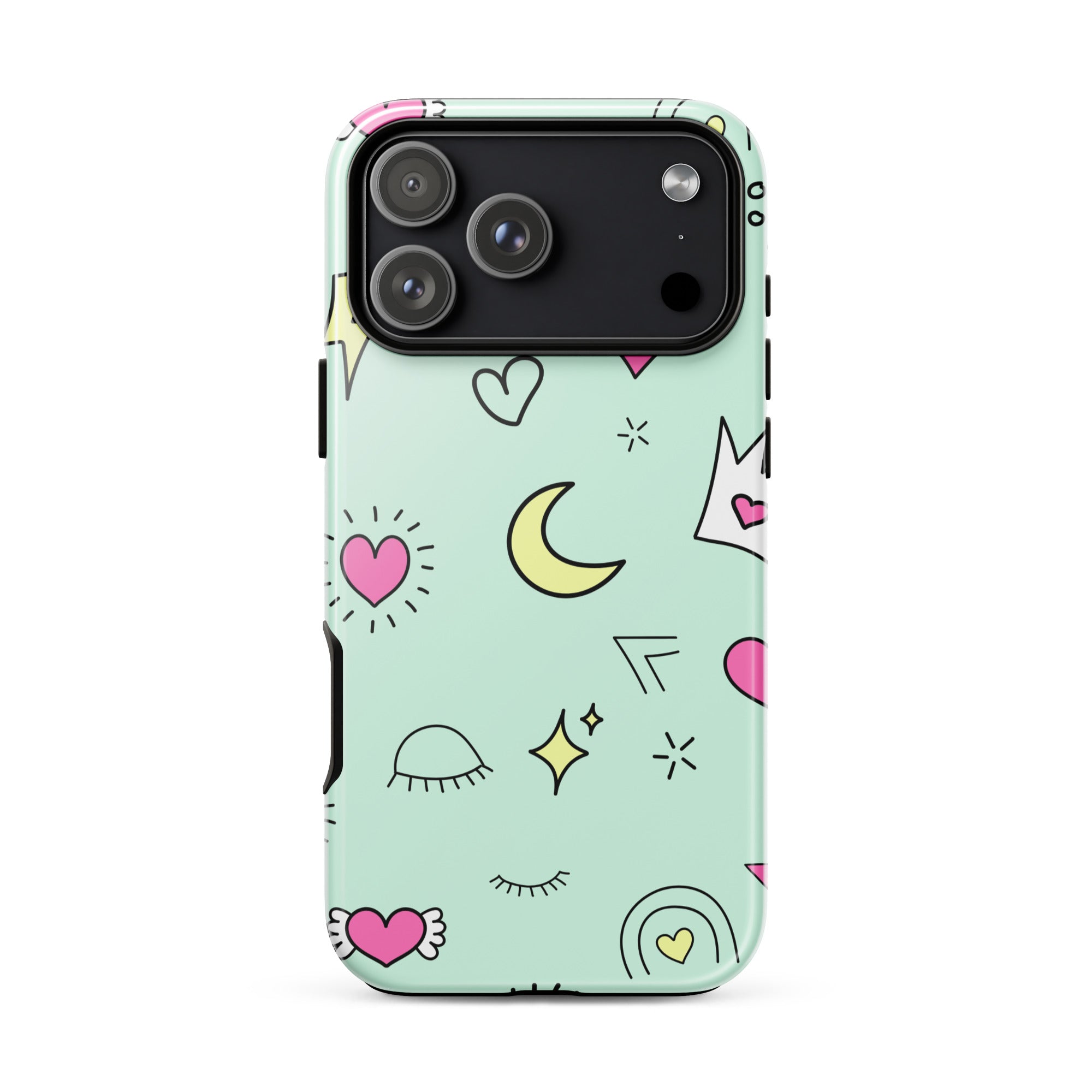 Moon Heart Tough Phone Case for iPhone® Pro Max front front 
