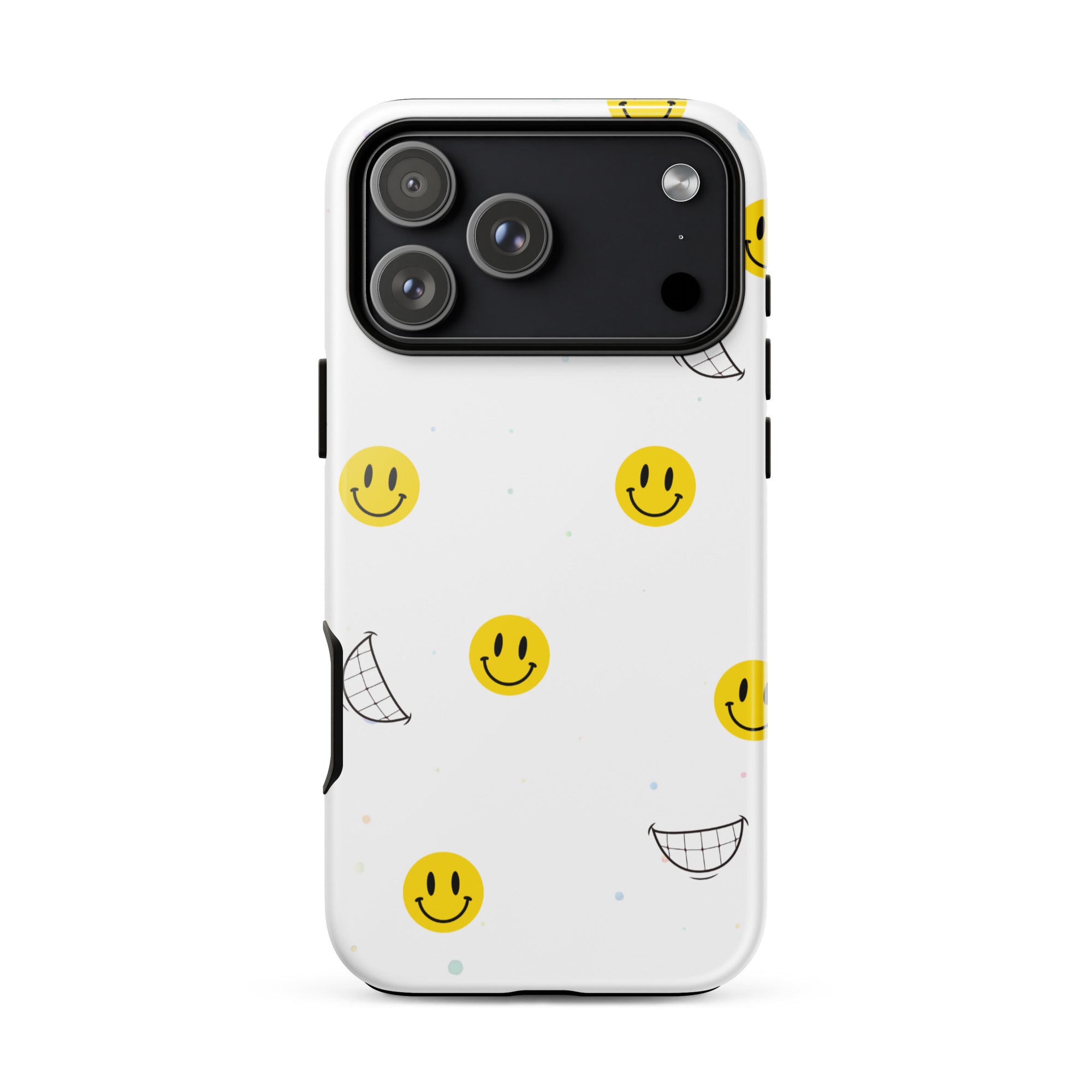 Happy Face Tough Phone Case for iPhone® 17 Pro Max front