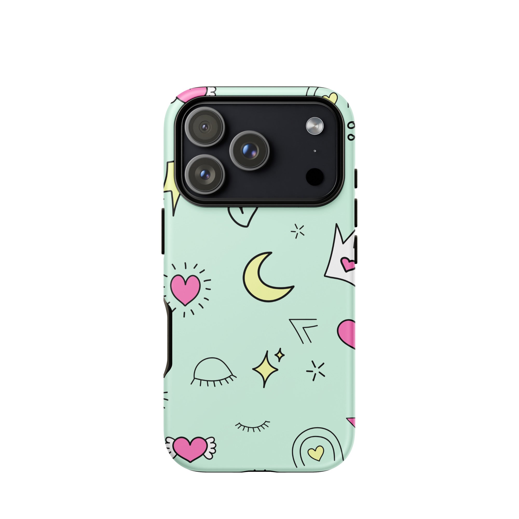 Moon Heart Tough Phone Case for iPhone®  17 Pro front